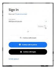 Adobe for Student Sign In portal image