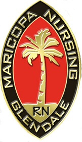 Glendale Association of Student Nurses club logo.