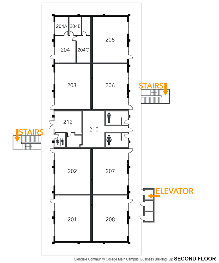 Business Building floorplan floor 2