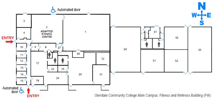 Fitness & Wellness building at Glendale Community College