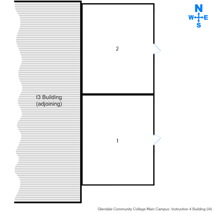 Floorplan Building Instruction 4 at Glendale Commmunity College