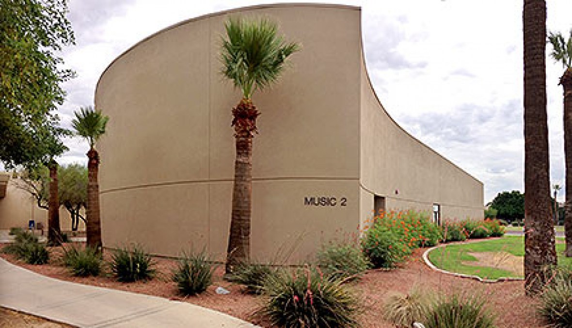 Music 2 building at Glendale Community College