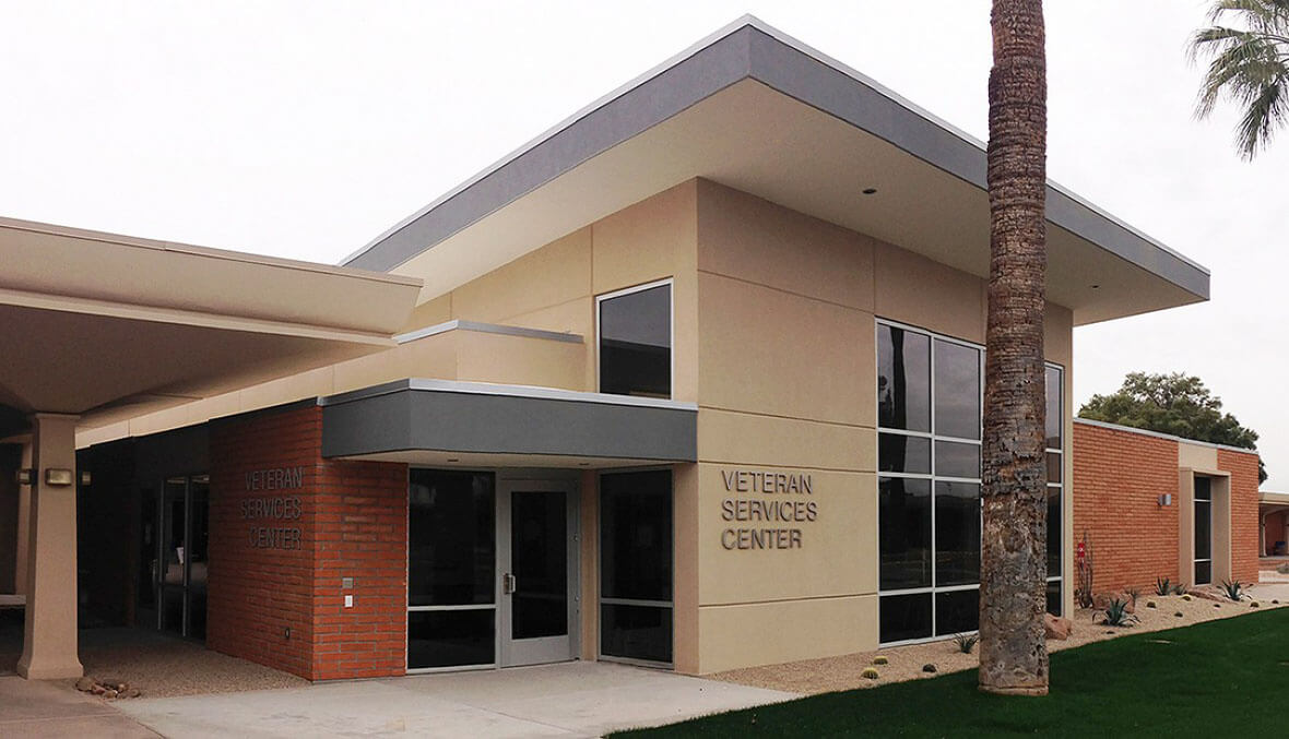 Picture of Veteran Services building at Glendale Community College