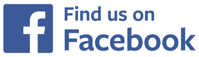 Find us on Facebook logo