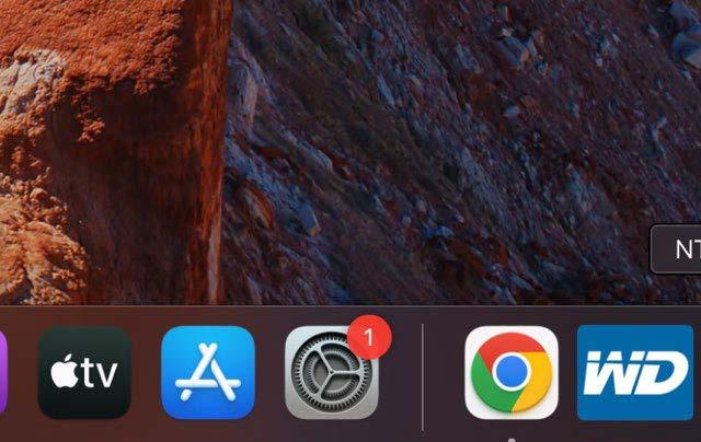 A screenshot of the Settings icon in the MacOS Dock.