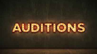 Lit Auditions sign.