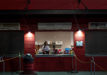 Award winning student photo, "After Friday Night Lights."