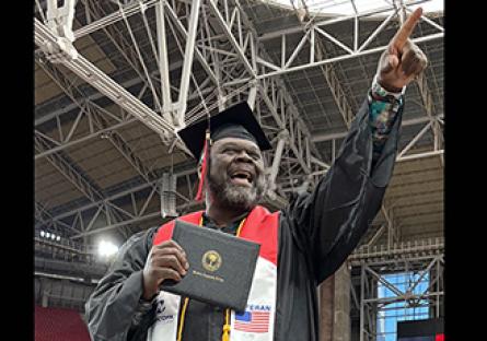 Willie Jackson, a GCC police officer and GCC graduate. 