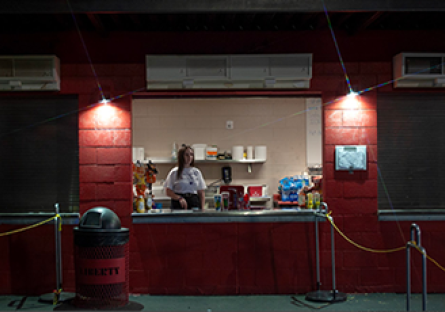 Award winning student photo, "After Friday Night Lights."
