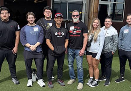 GCC students at the Reds' Training Facility