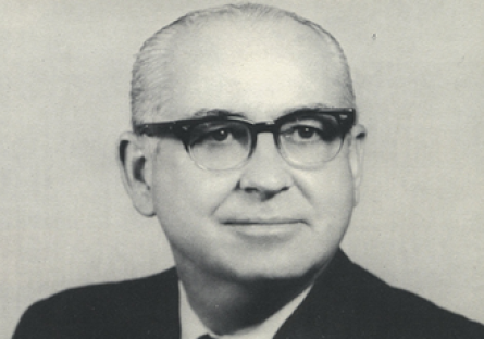 John F. Prince, GCC's first president.
