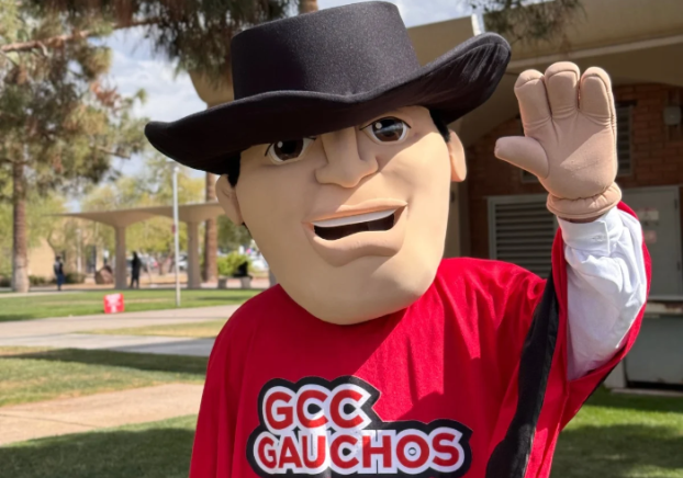 The Gaucho waving and the words "First Gen Superheroes"