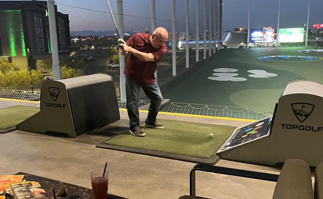 Swing hard
